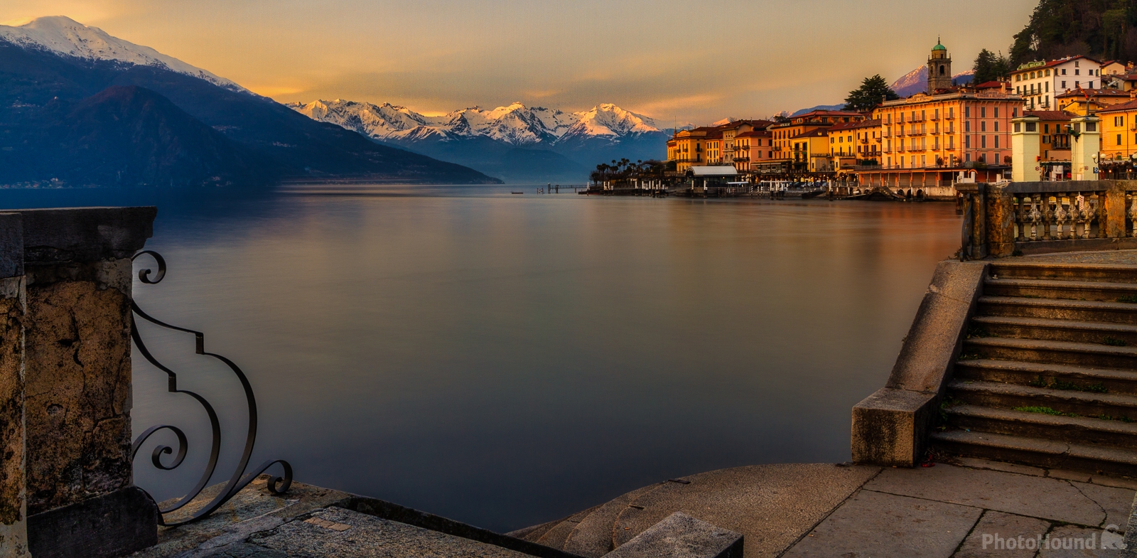 Image of Bellagio from the Lakeshore by Raimondo Giamberduca