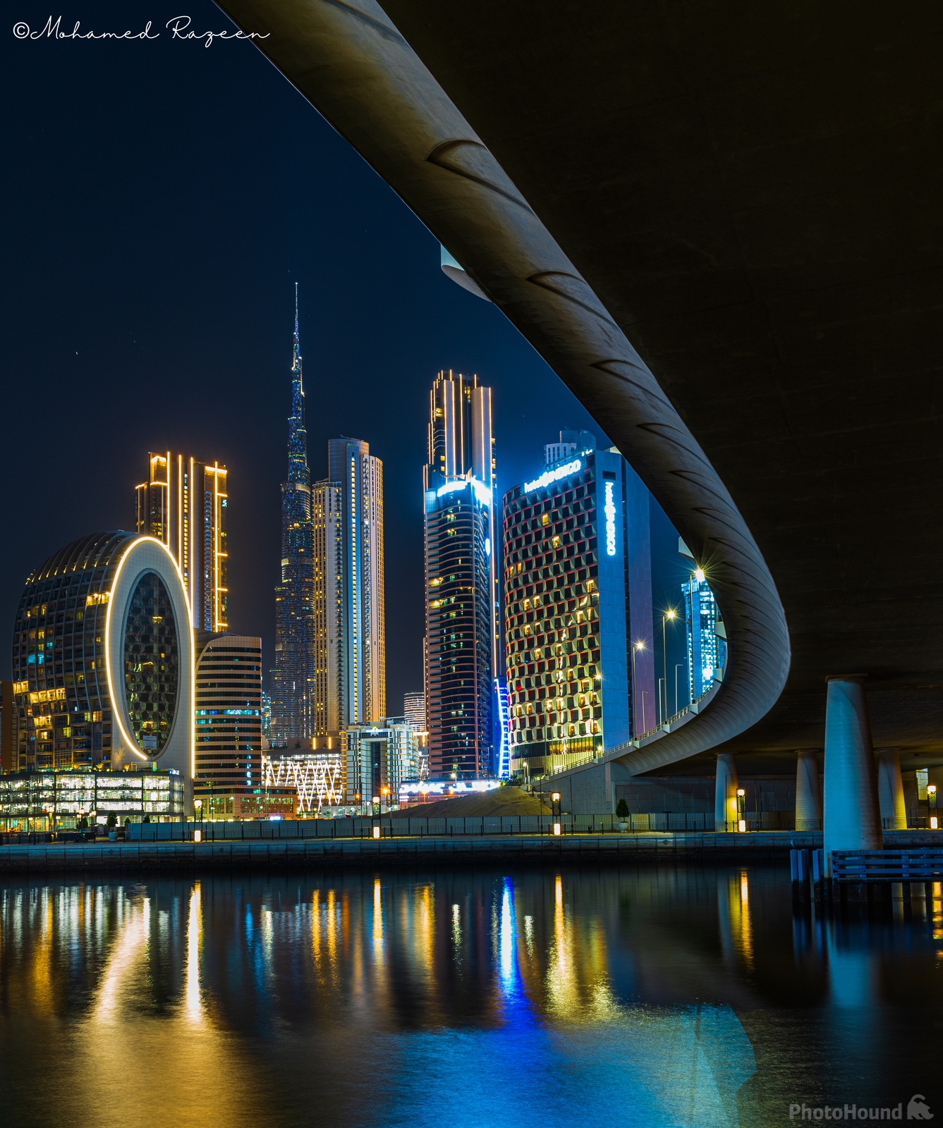Image of Dubai Creek & Burj Khalifa View by Razeen Mohamed