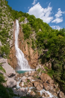 images of Soča River Valley - Gregorčičev Slap (Gregorčič's Waterfall)