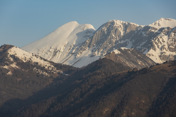 Telephoto views towards Mt Krn