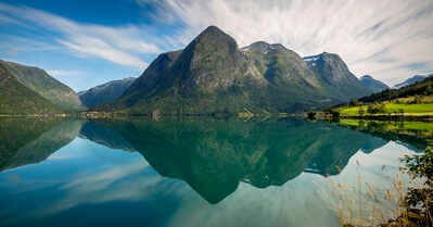 images of Norway - View over Oppstrynsvatnet