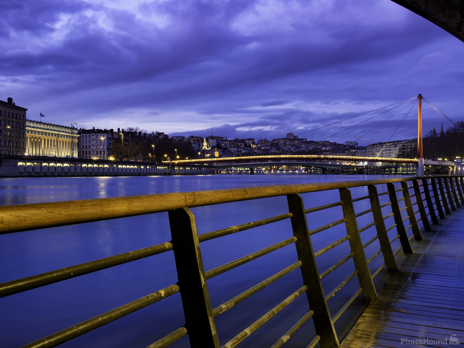 Image of The Saone view from the Bonaparte bridge by Elliot hh