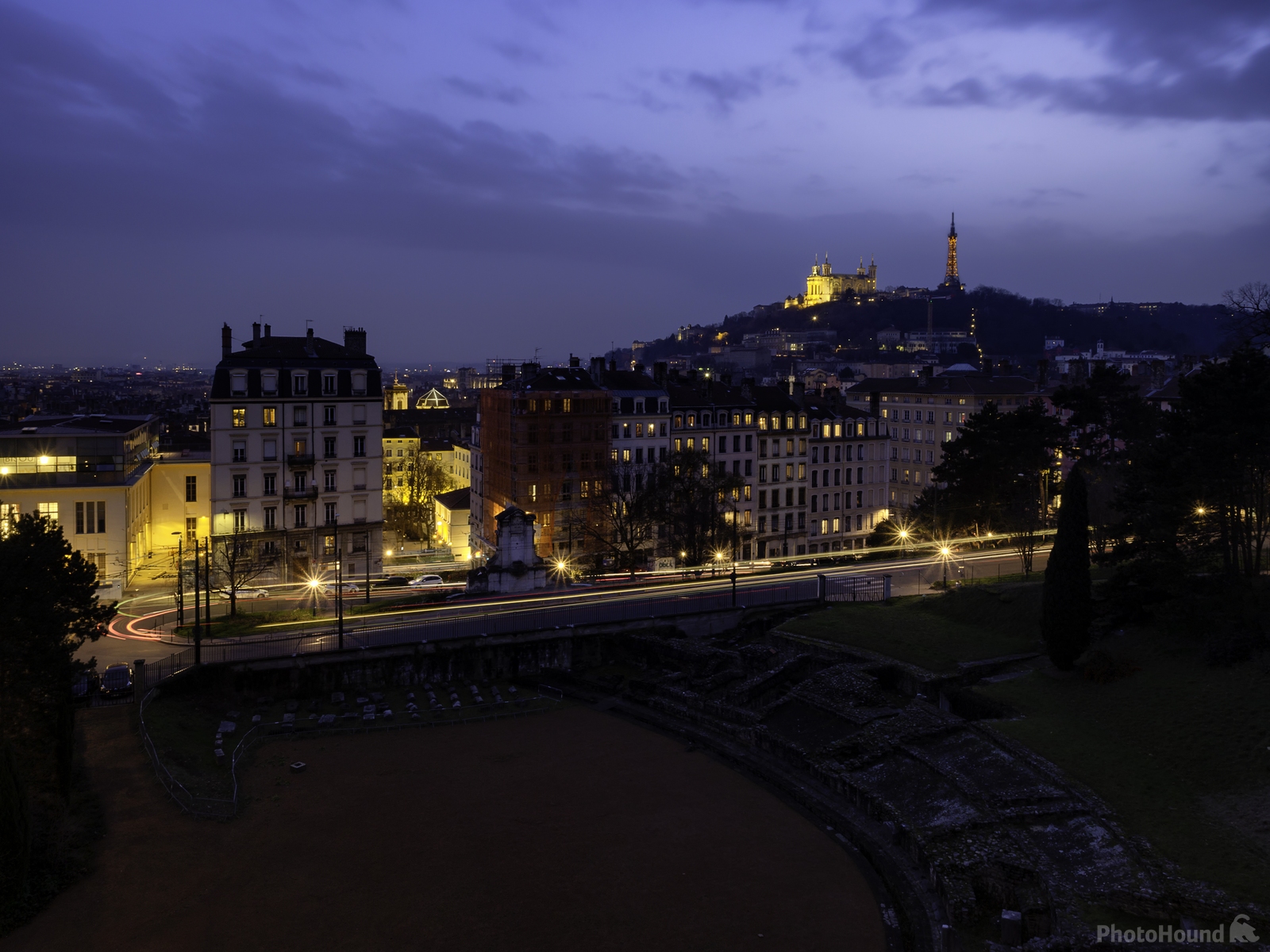 Image of Lyon view from the Ampithéatre of the 3 Gaules  by Elliot hh