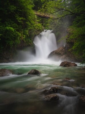 photography locations in Slovenia - Waterfall Šum