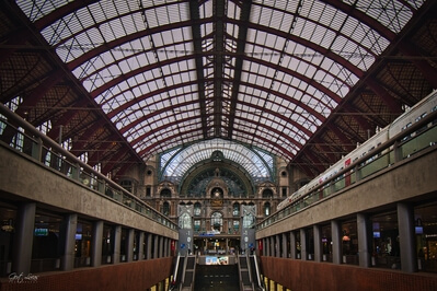 Picture of Antwerpen Centraal Train Station - Platforms - Antwerpen Centraal Train Station - Platforms