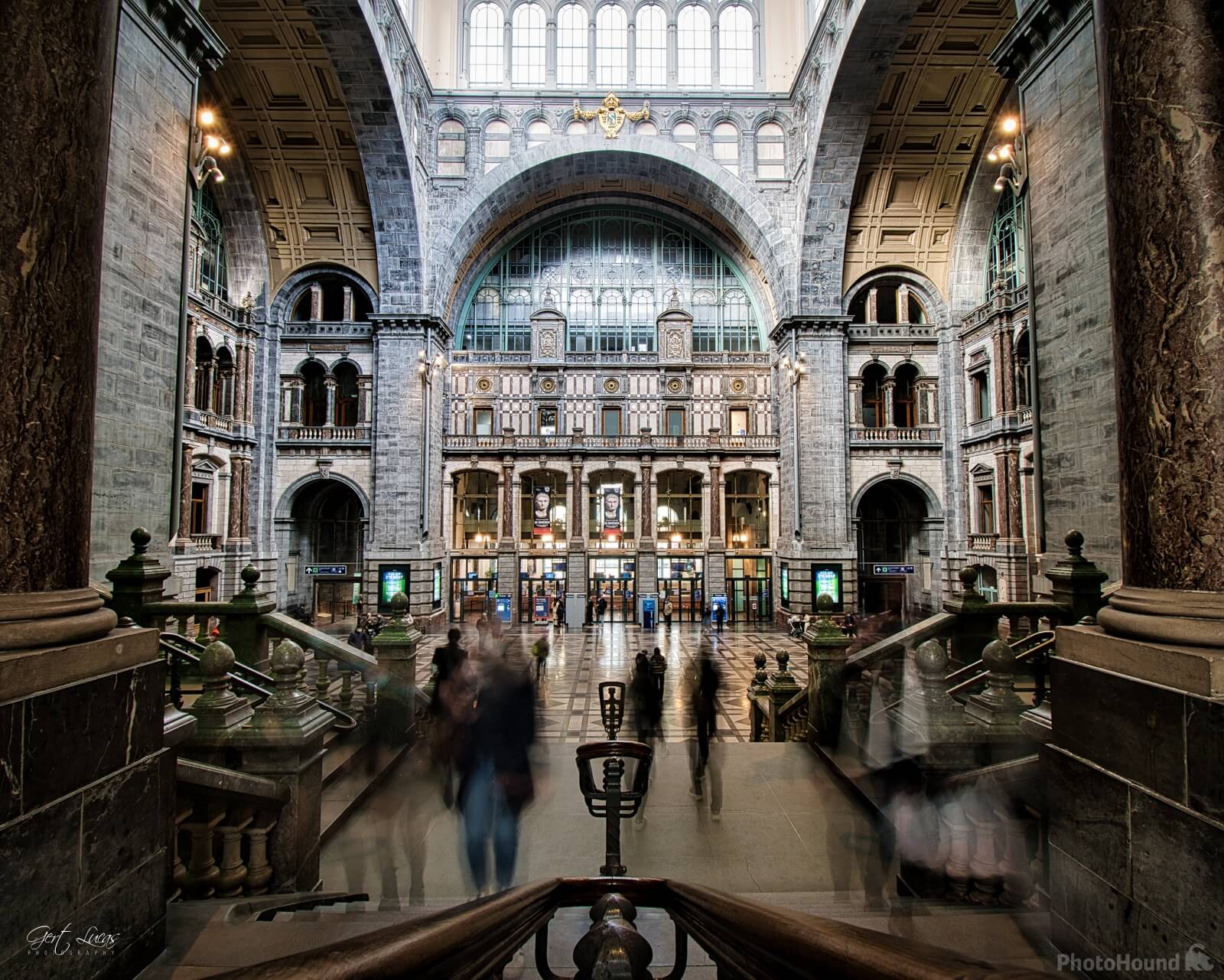 Image of Antwerpen Centraal Train Station - Main Lobby by Gert Lucas