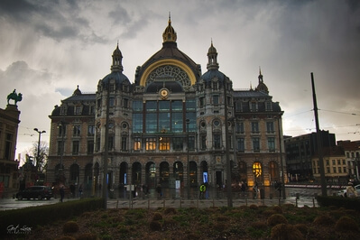 pictures of Belgium - Antwerpen Centraal Train Station - Exterior