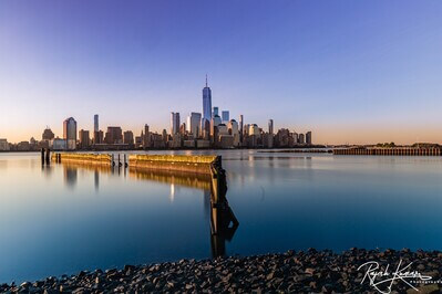 Picture of Lower Manhattan from Newport  - Lower Manhattan from Newport 