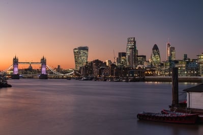 London instagram spots - Tower Bridge from Bermondsey Wall