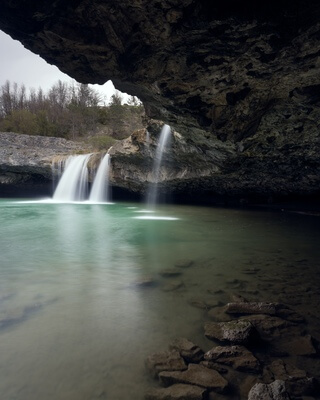 Istria photography locations - Zarečki Krov Waterfall