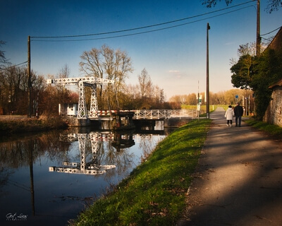 Wallonie photography locations - Drawbridge, Dender River