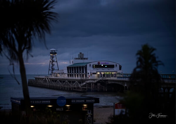 Bournemouth pier before dawn