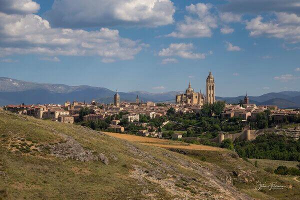 The city of Segovia 