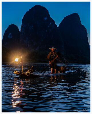 photo spots in China - Cormorant Fishermen of Li River