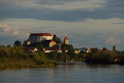 Slovenia pictures - Ptuj Castle from Hajdoše