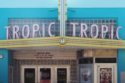 photo spots in Florida - Tropic Cinema - Exterior