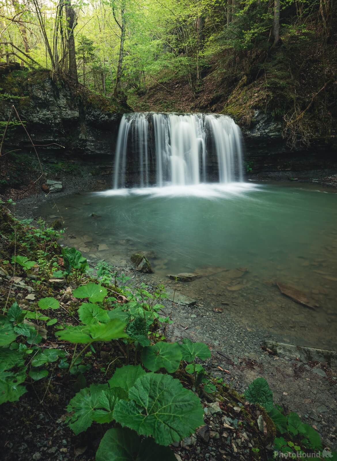 Image of Peračica waterfall by Nina Lozej