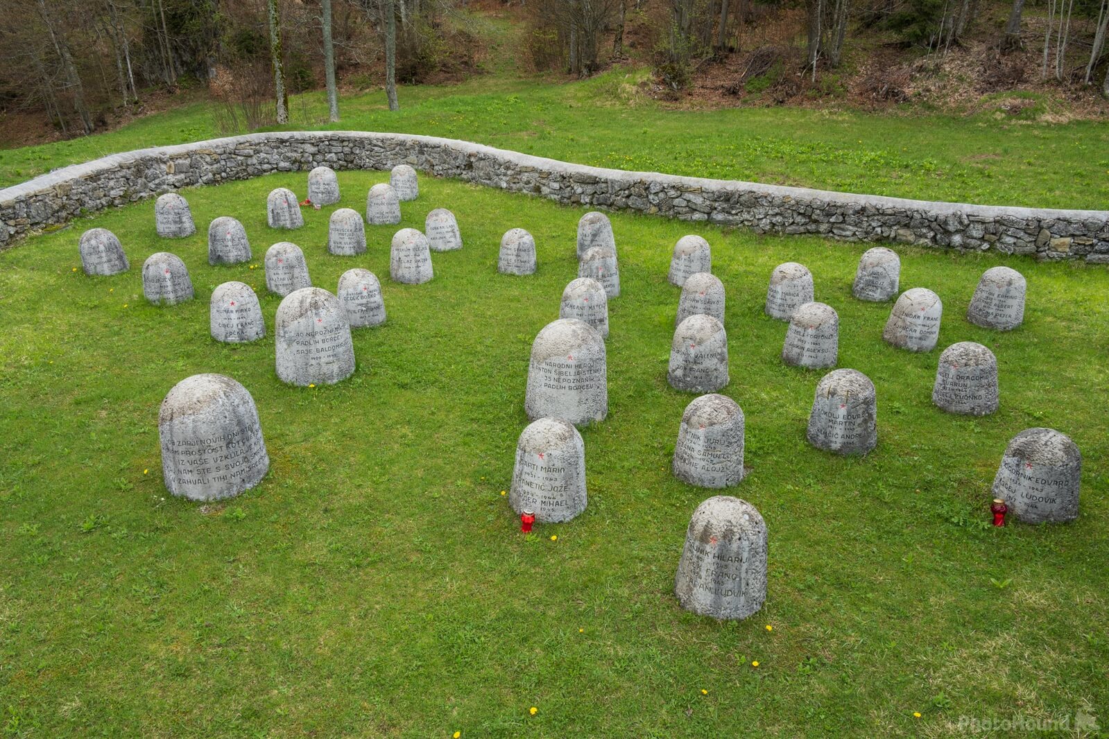 Image of Partisan Cemetery Vojščica by Luka Esenko