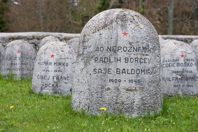 Slovenia images - Partisan Cemetery Vojščica