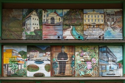 images of Slovenia - City Beehive (Mestni Čebelnjak) of Idrija