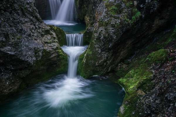 Brdarjev Slap, Brdar waterfall on Gačnik stream
