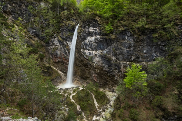 The Parabola waterfall (3rd from below)