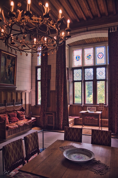 Loppem Castle - interior