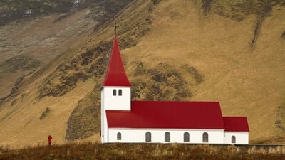 Iceland photos - Vik Church 