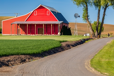 Whitman County photo locations - Jennings Road Barn