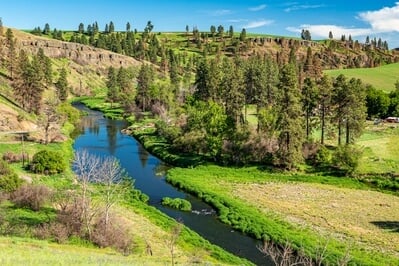 photos of Palouse - Site of the former Manning – Rye Covered Bridge