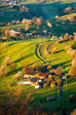 photography locations in Slovakia - Hriňová Village Views