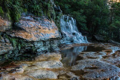 instagram spots in New South Wales - Mid Katoomba Falls