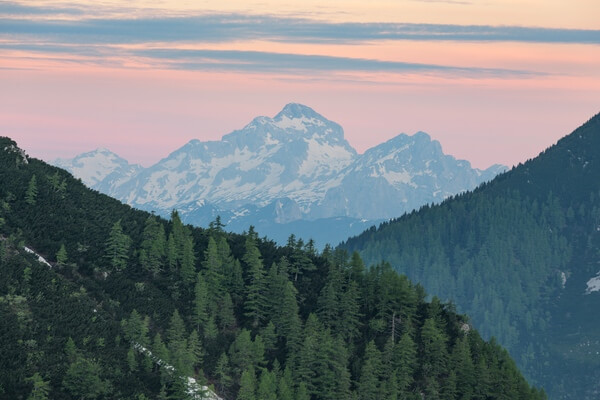 Mt Triglav, the highest peak of Slovenia