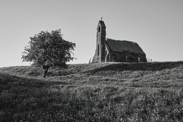 Chapel and a lone tree