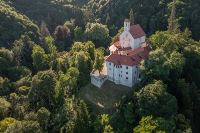instagram spots in Slovenia - Pišece Castle