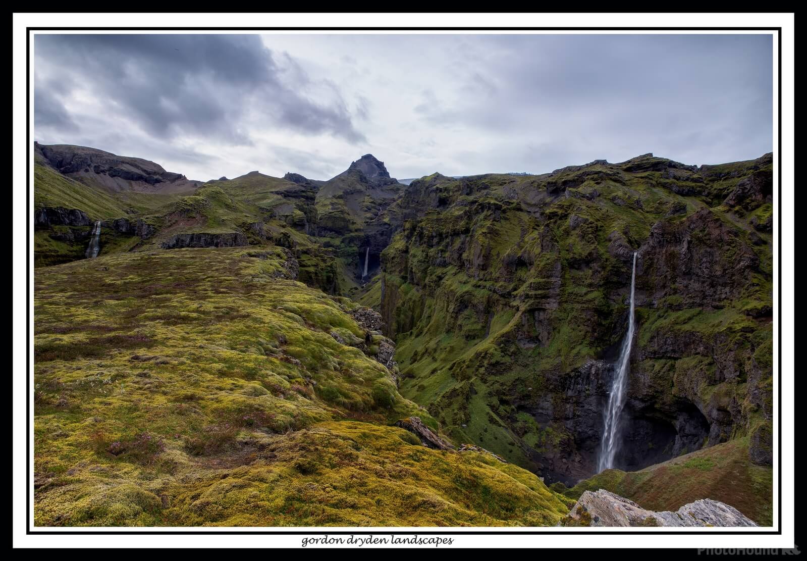 Image of Múlagljúfur Canyon & Hangandifoss   by Gordon Dryden