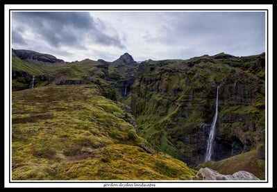 photography spots in Iceland - Múlagljúfur Canyon & Hangandifoss  