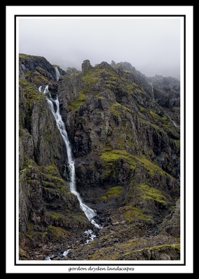 Iceland images - A small waterfall on the Öxi Pass