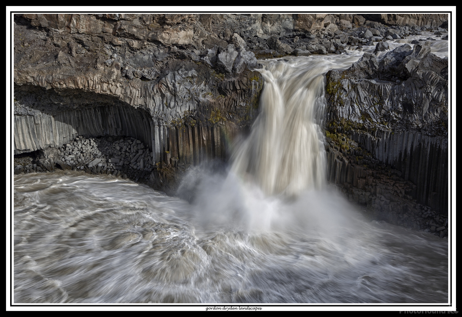 Image of Aldeyjarfoss Waterfall by Gordon Dryden