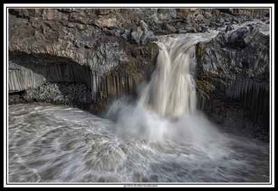 photography spots in Iceland - Aldeyjarfoss Waterfall