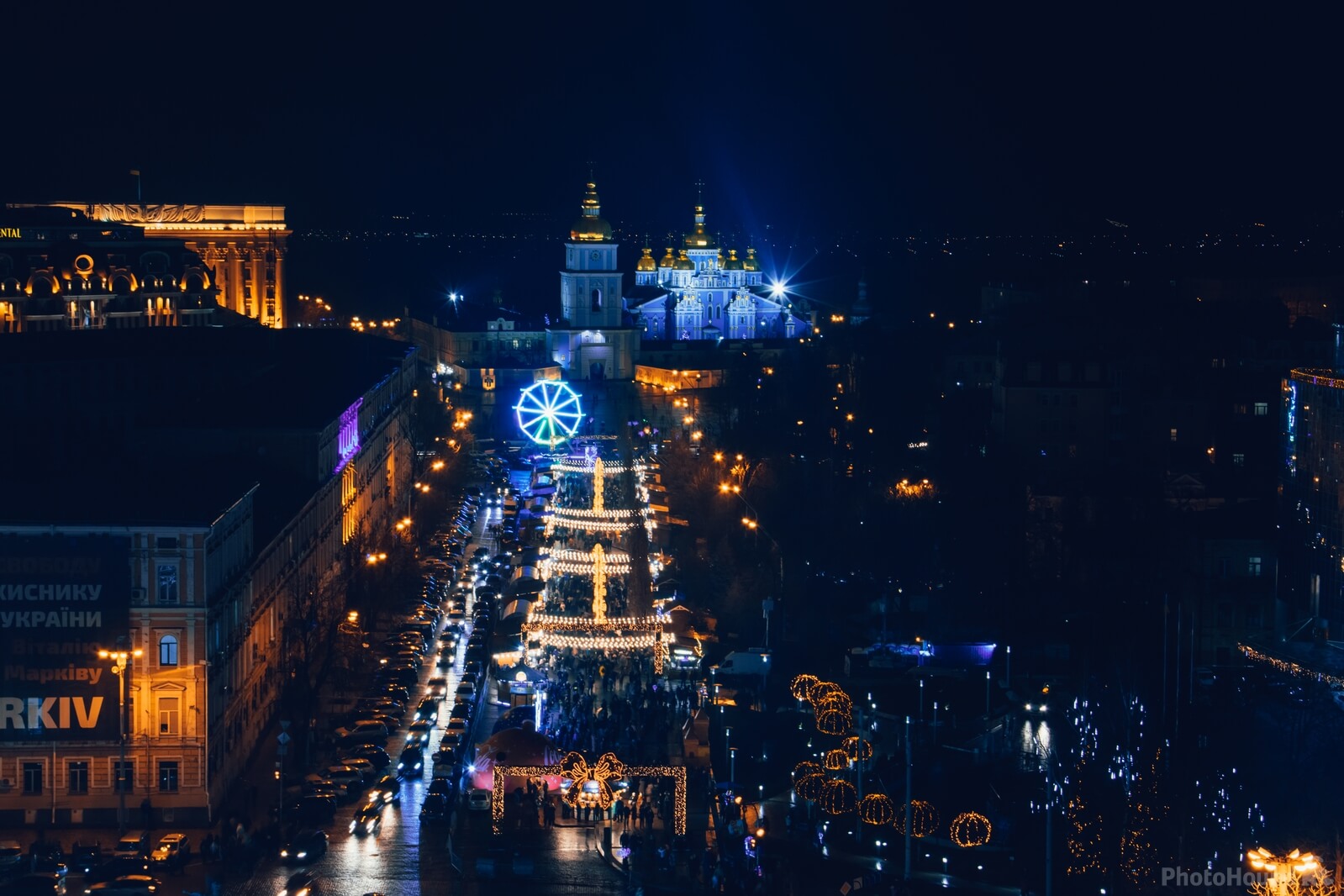 Image of New Year and Christmas at Sophiyivska Square by Dima Rogachevskiy