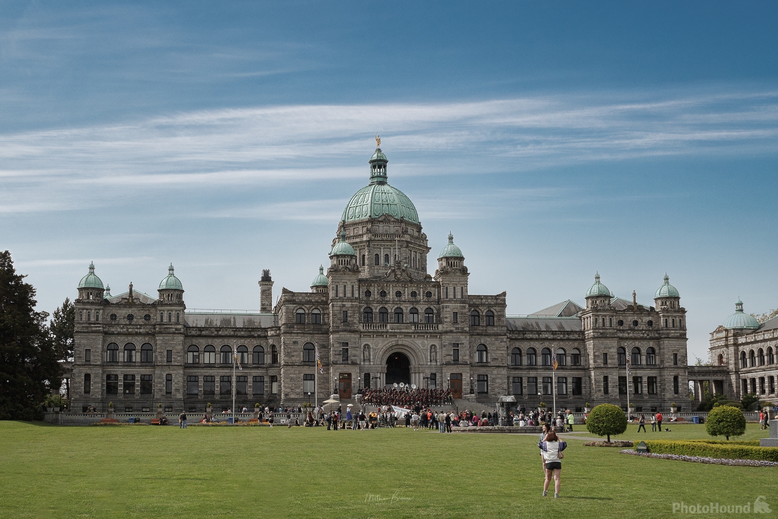 Image of British Columbia Parliament Buildings - Exterior by Mathew Browne
