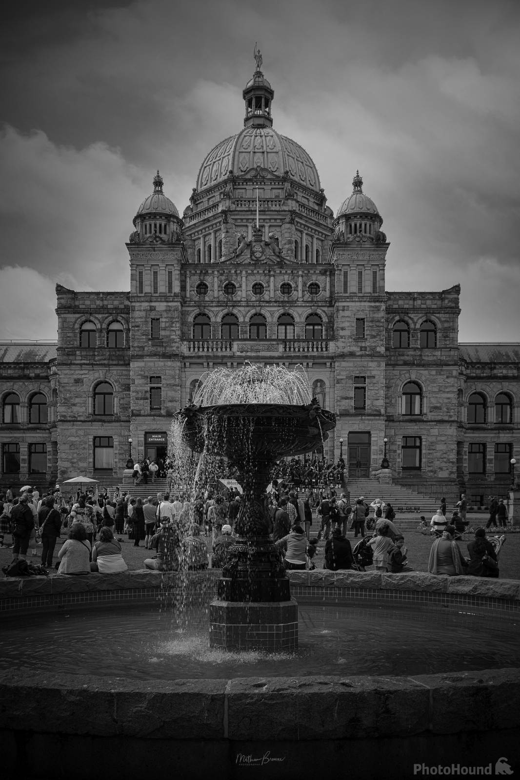 Image of British Columbia Parliament Buildings - Exterior by Mathew Browne