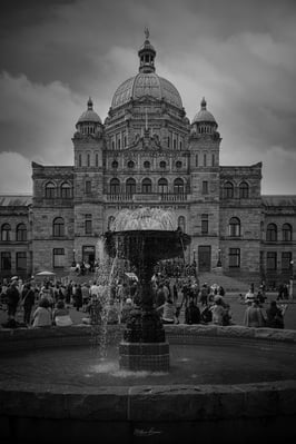 Picture of British Columbia Parliament Buildings - Exterior - British Columbia Parliament Buildings - Exterior