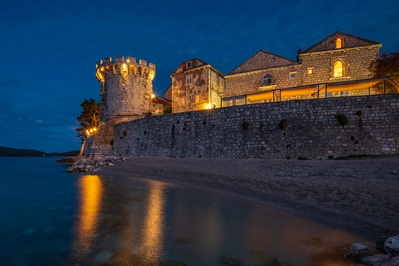 photography spots in Croatia - Korčula (view of Old Town)
