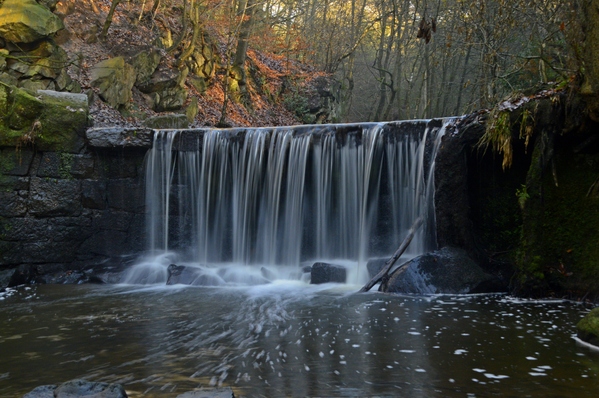 This weir is on the River Trent which passes through the country park on its way south then north to the Humber Estuary and the North Sea. It rises approx. 1.1/2 mile away on Biddulph Moor