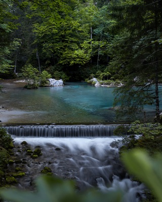 Slovenia images - Kamniška Bistrica river spring
