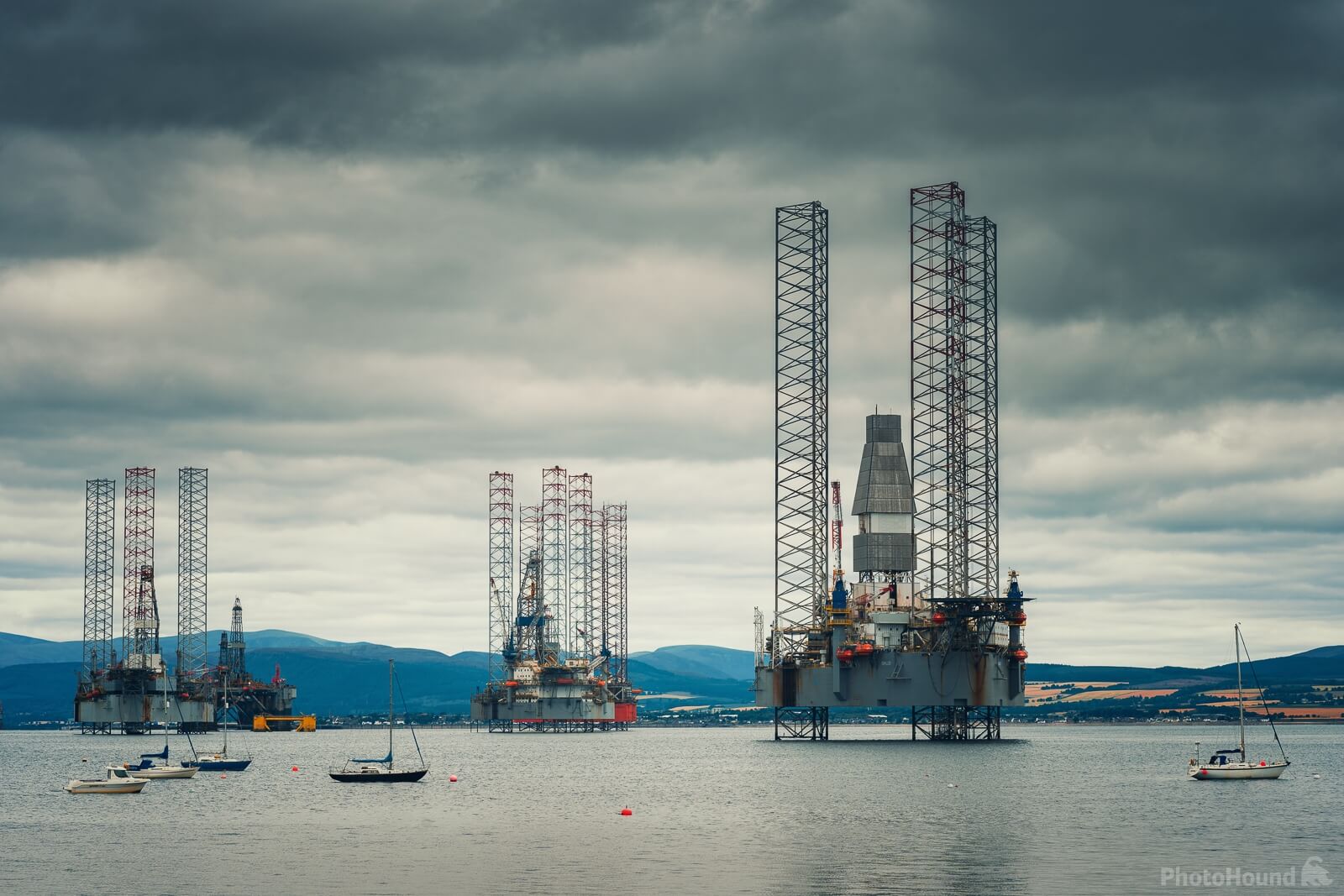 Image of Oil Rig Graveyard - Cromarty Firth by James Billings.