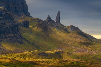 400mm zoom view of the Old Man of Storr from Loch Fada