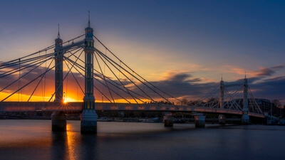 pictures of London - Albert Bridge